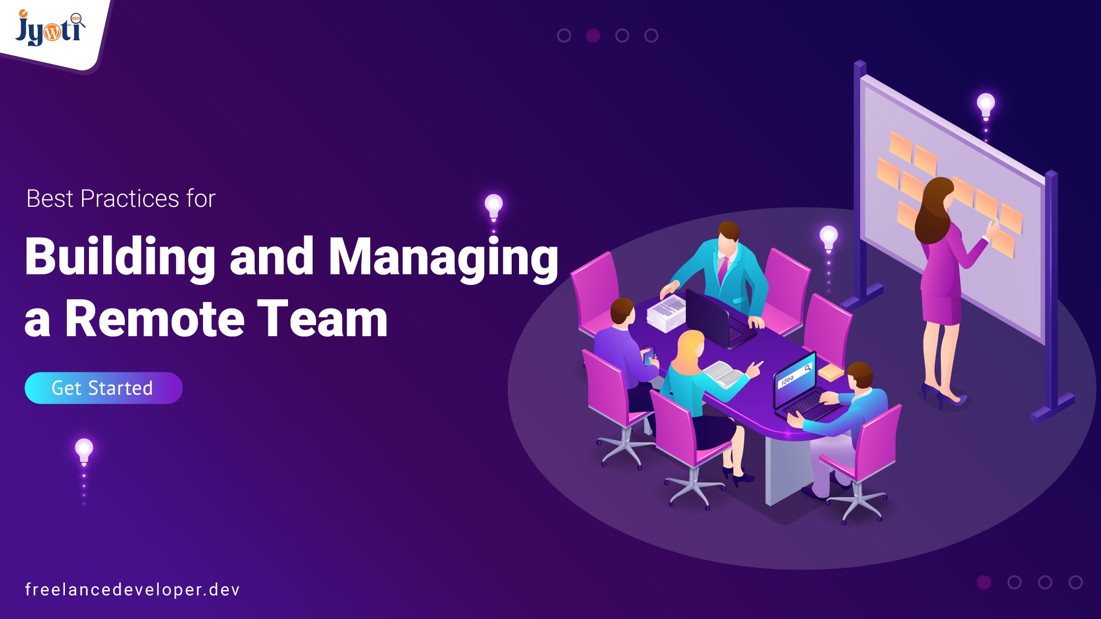 Read more about the article Best Practices for Building and Managing a Remote Team​