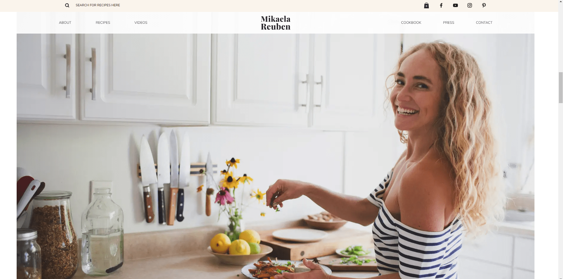 Mikaela Reuben - Designed Website